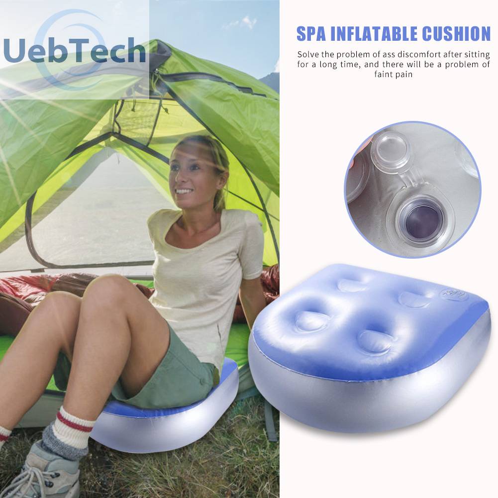 Đệm Ngồi Bơm Hơi Mát Xa Bằng PVC Tiện Dụng Cho Spa / Cắm