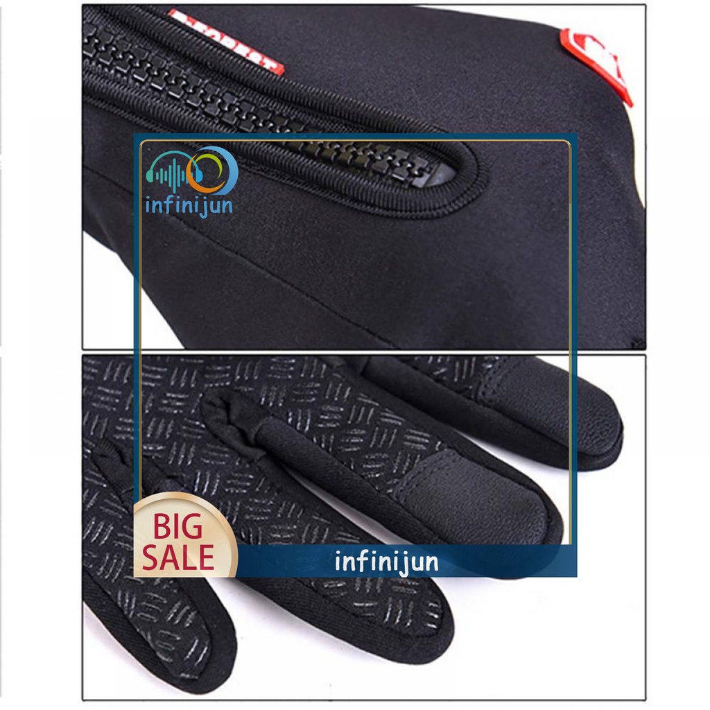 1 Đôi Găng Tay Lái Xe Đạp Cảm Ứng Chống Nước