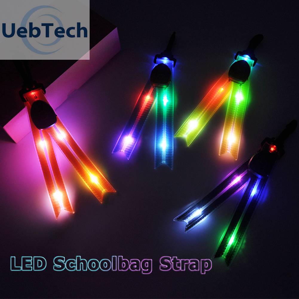 Ba Lô Đi Học Có Đèn LED Dạ Quang Có Cổng Sạc USB