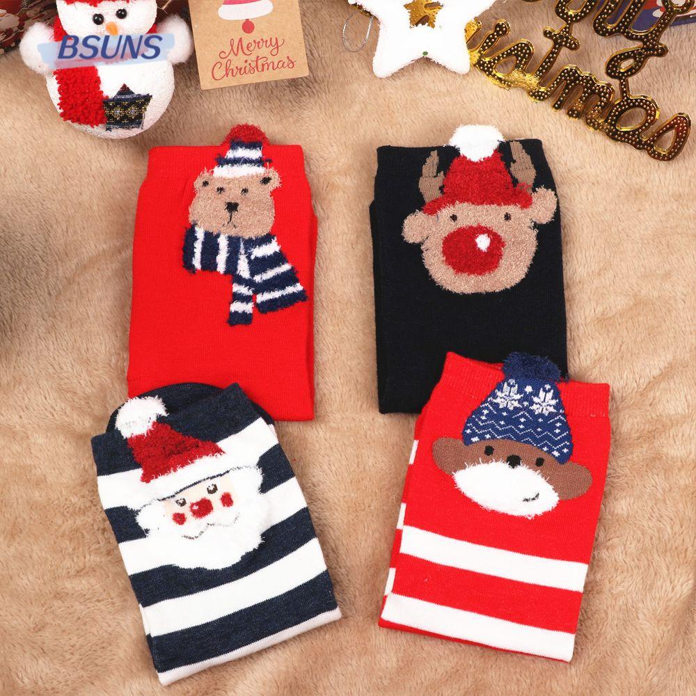 BSUNS Tất Giữ Ấm Hoạ Tiết Giáng Sinh Đáng Yêu