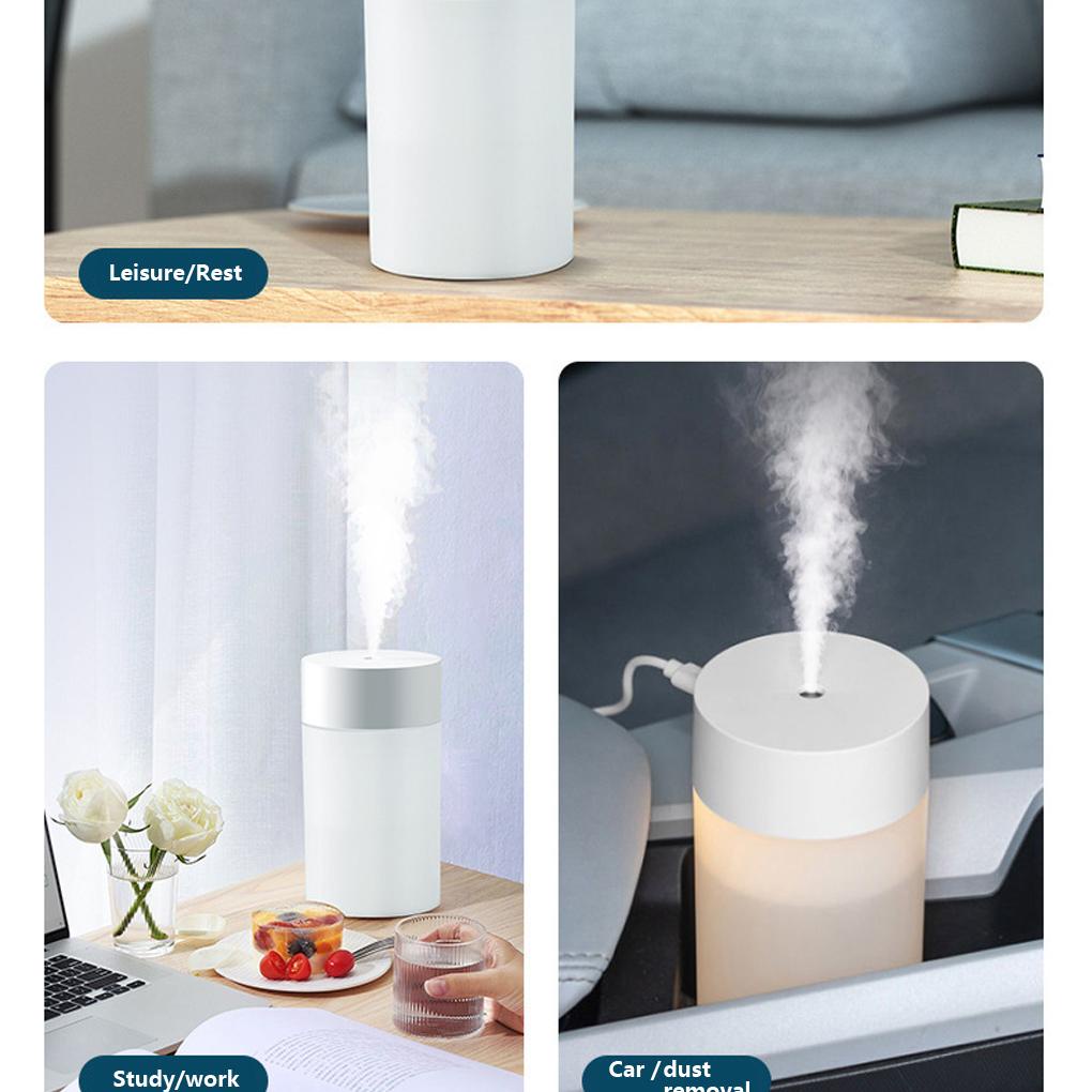 Thiết Bị Tạo Độ Ẩm Không Khí Giảm Tiếng Ồn Điều Khiển Cảm Ứng Kèm Dây Cáp USB Màu