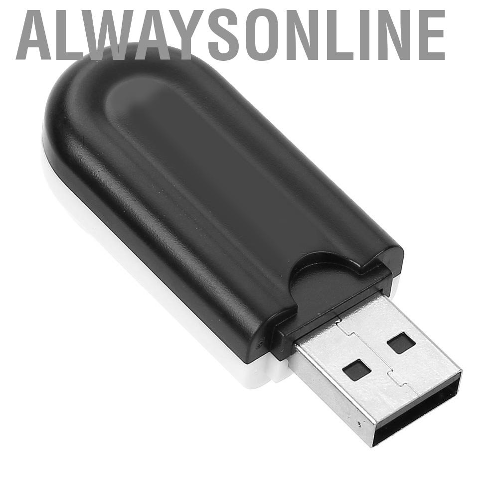 Alwaysonline USB   Audio Adapter Dual Output for Car/