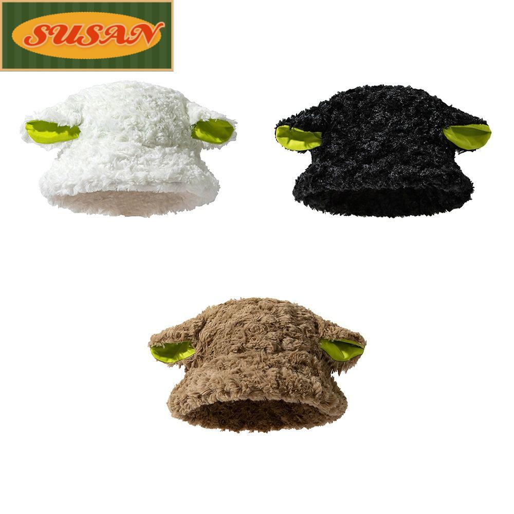 SUSANS Mũ Tai Cừu Giữ Ấm Mùa Thu Đông Thời Trang