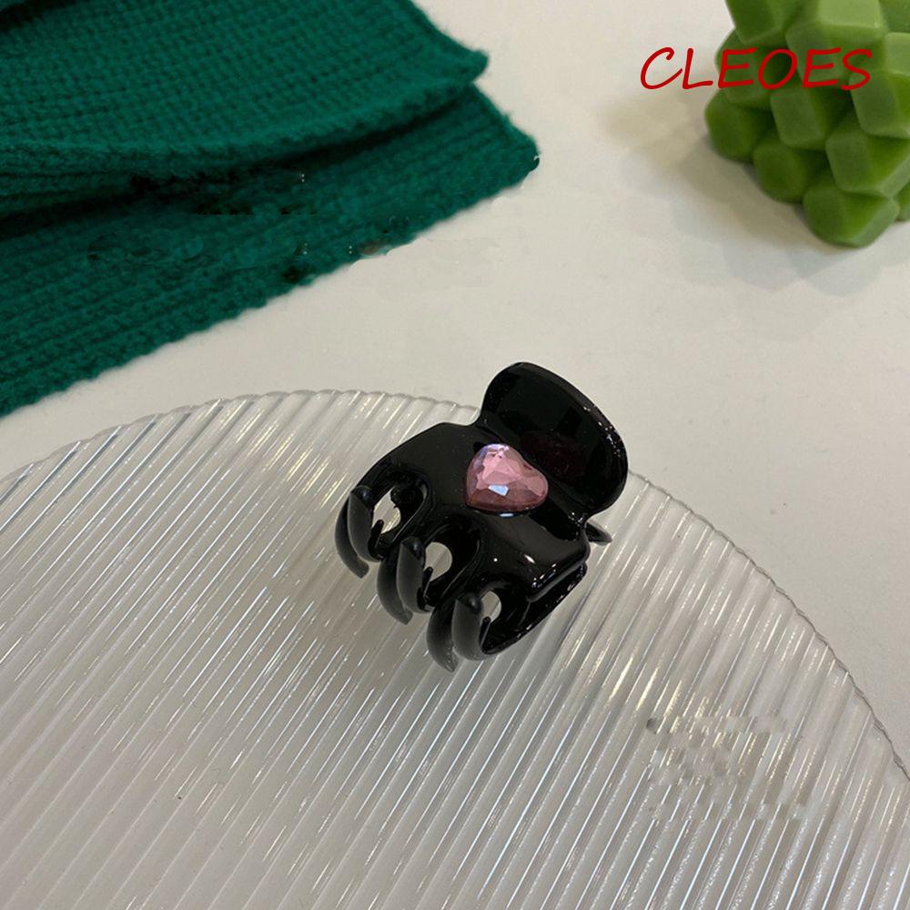 CLEOES Kẹp Tóc Móng Vuốt Màu Trơn Thiết Kế Thời Trang Hàn Quốc Cho Nữ