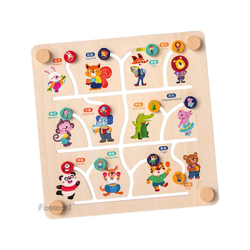 Đồ Chơi Mê Cung Bằng Gỗ Hình Động Vật Cho Trẻ Em