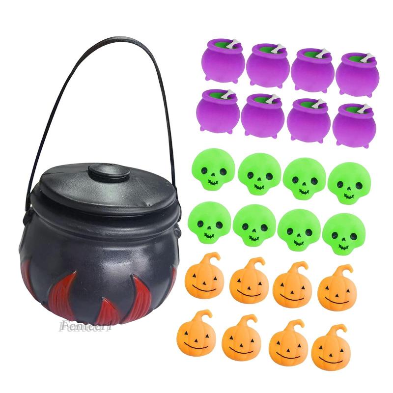 Set 24 Đồ Chơi Giải Tỏa Căng Thẳng Chủ Đề Halloween Dành Cho Gia Đình