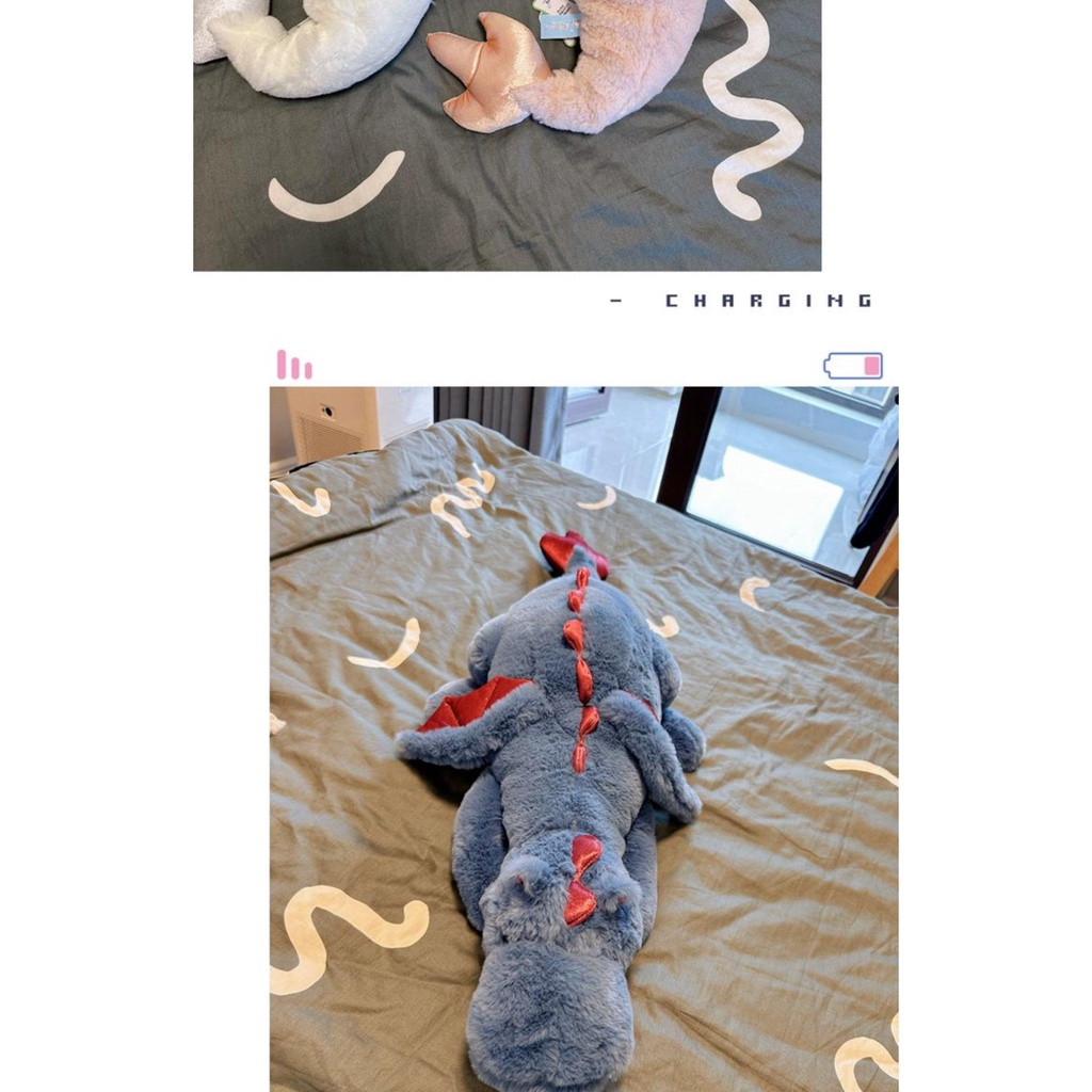 Đồ Chơi Khủng Long Nhồi Bông Mềm Mại Đáng Yêu