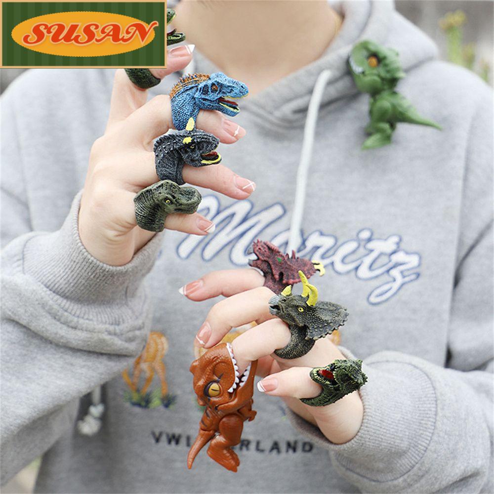 SUSANS Nhẫn Hình Khủng Long Thiết Kế Mới Sáng Tạo