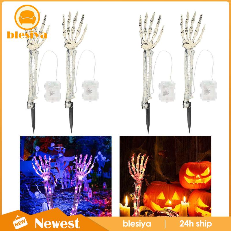 2 Đèn LED Hình Cánh Tay Xương Trang Trí Sân Vườn