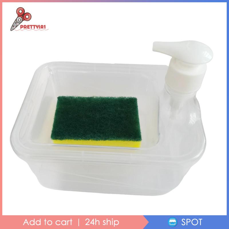 Bình Đựng Xà Phòng 1000ml Kèm Giá Đỡ Tiện Dụng Cho Quầy Bartop