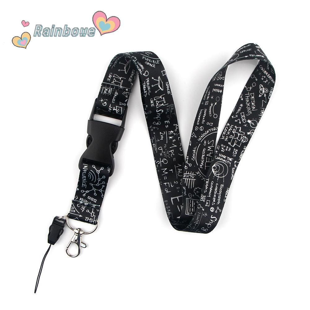 RAINBOW Móc Khóa Xoay Có Dây Đeo Di Động Bền Bỉ Mới