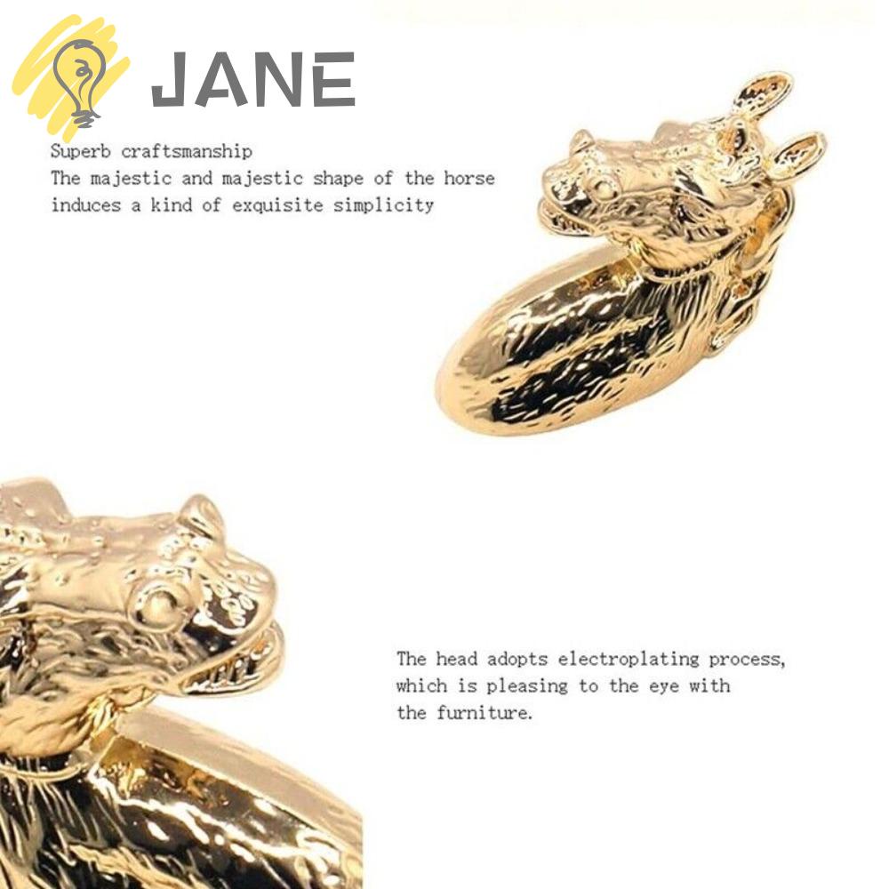 JANE Tay Nắm Cửa Tủ Hình Ngựa Phong Cách