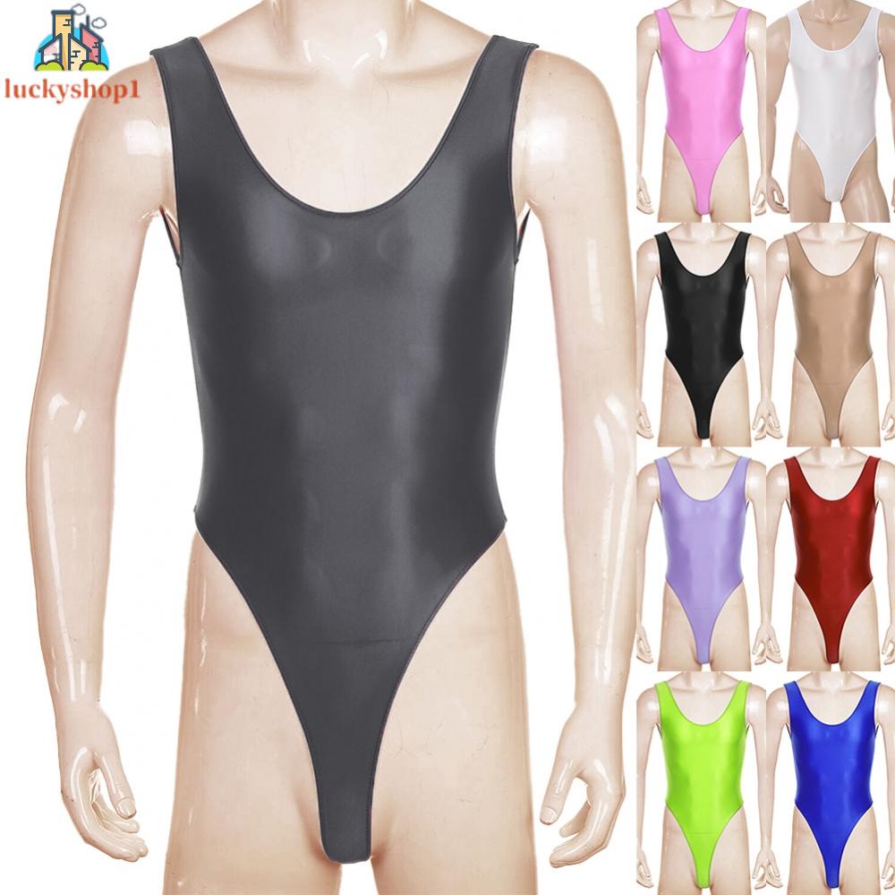 Bộ Áo Liền Quần Bóng Dầu Leotard Cho Nam