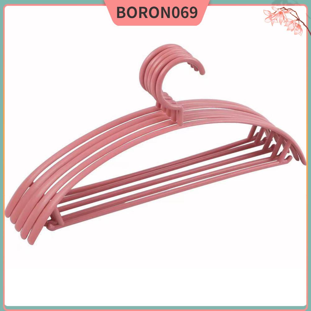 Boron069 10 Cái Móc Treo Áo Chống Trượt Hình Bán Nguyệt Dày Giá Quần Người Lớn Cho Cửa Hàng Gia Đình Ký Túc Xá