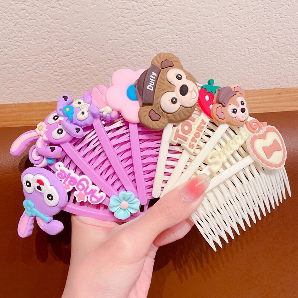 Kẹp Tóc Hình Hoa / Trái Cây Hoạt Hình Nhiều Màu Đáng Yêu Cho Bé Gái