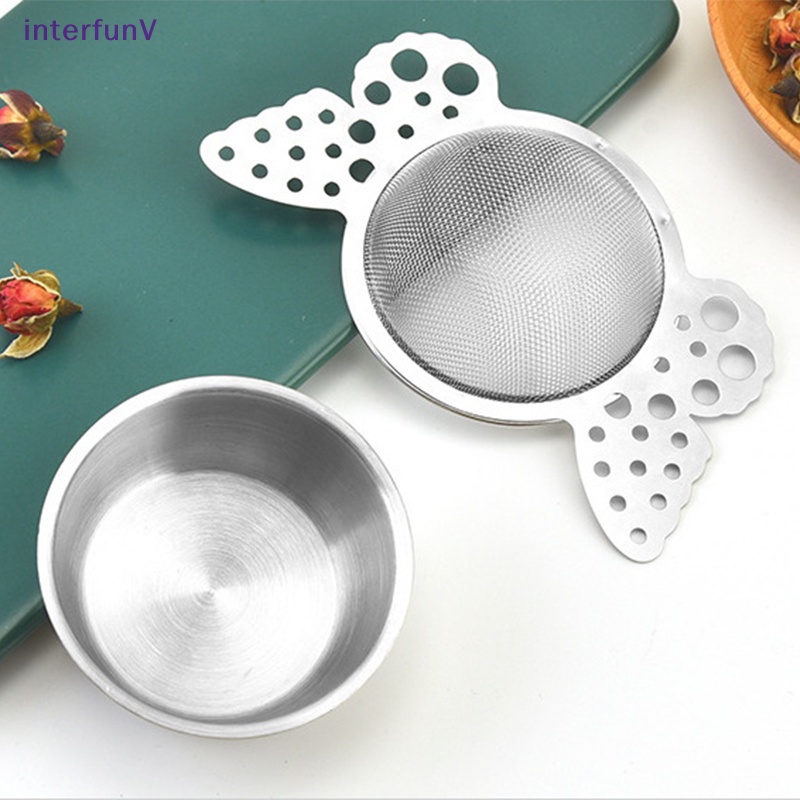 Dụng Cụ Lọc Trà Bằng Thép Không Gỉ Kèm Tô