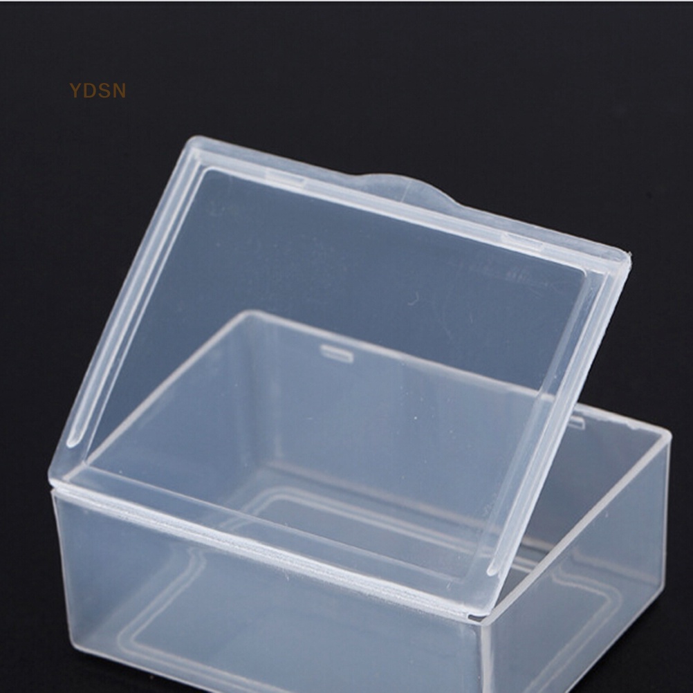 Set 5 Hộp Nhựa Trong Suốt Hình Chữ Nhật Đa Năng
