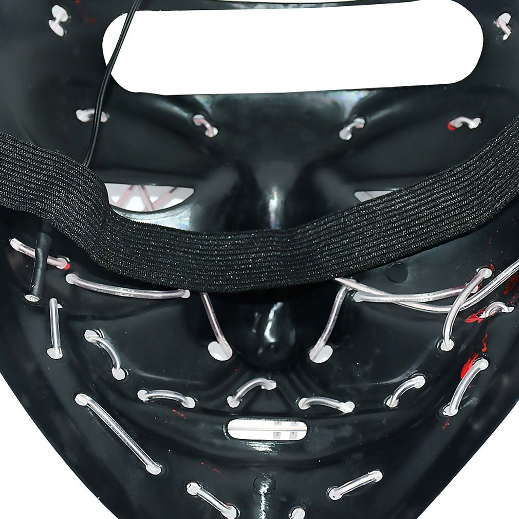 =Christmas=Glowing Mask Halloween Costume Masquerade Party Cosplay Glitter Led Masks