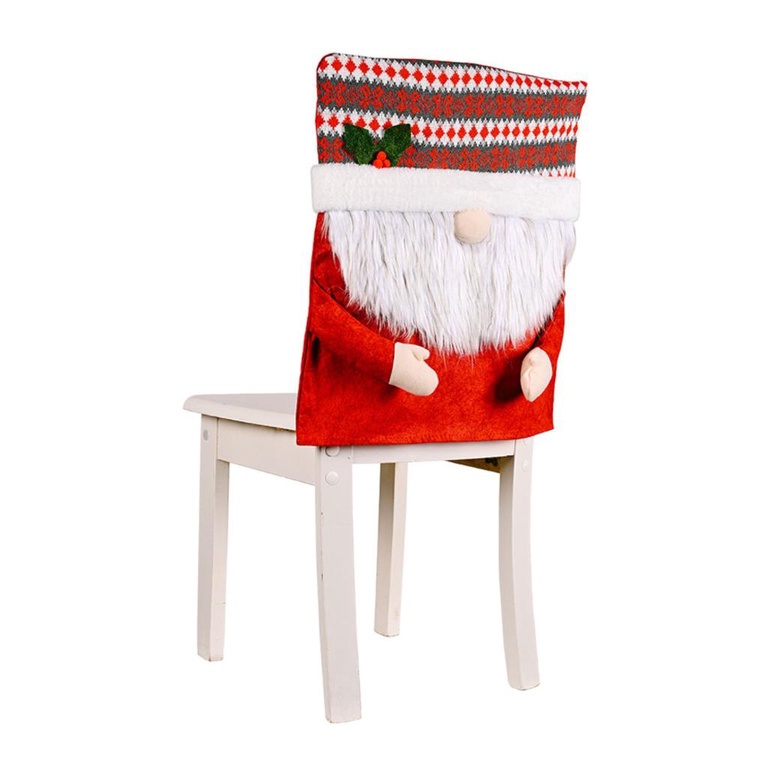 =Christmas=Male Christmas Chair Back Cover Dining Room Festive Party Chair Covers
