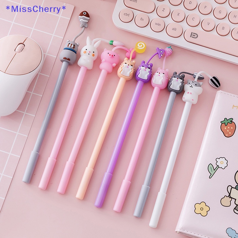 Bút Mực Gel Ngòi 0.38mm Hình Thiên Đường Động Vật Dễ Thương Mới