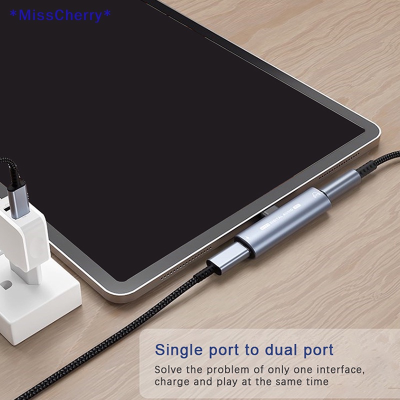 Dây Cáp Chuyển Đổi Tai Nghe 2 Trong 1 USB Type-C Sang USB C / 3.5mm Sạc Nhanh PD 27W Tiện Dụng Mới