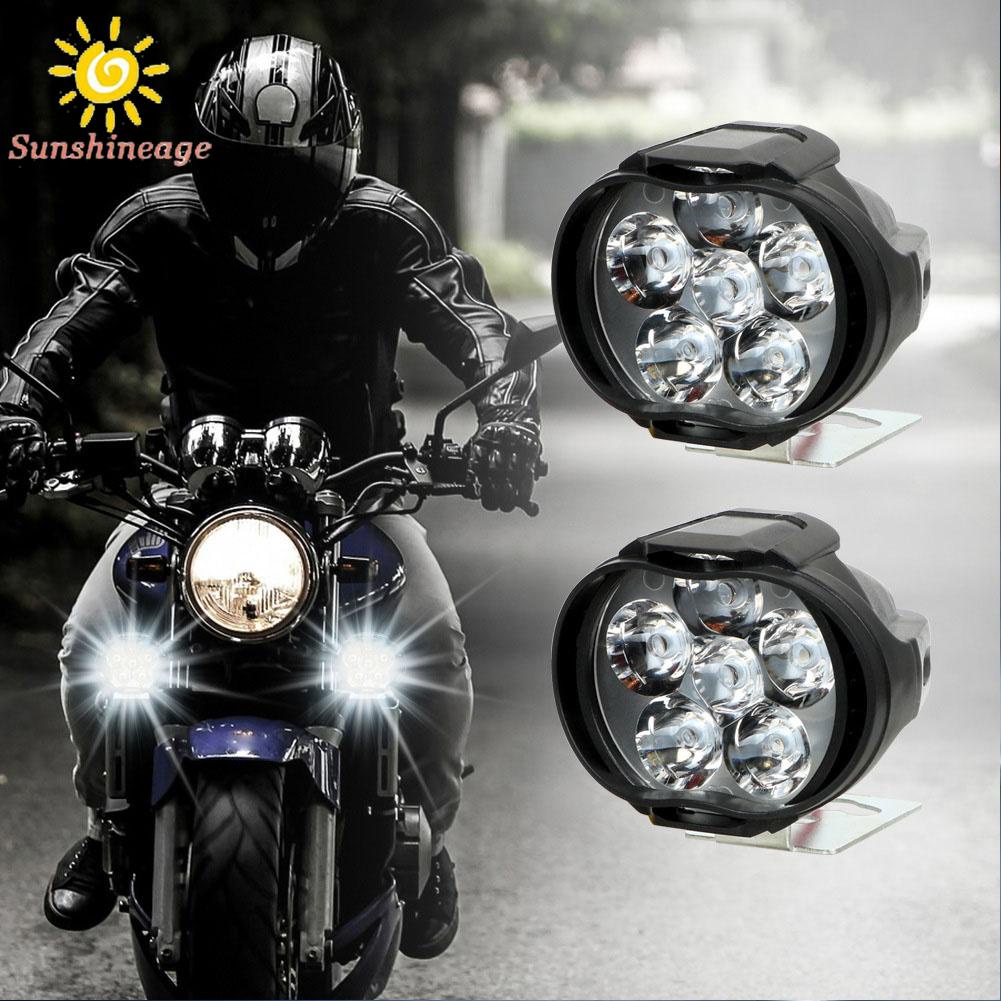 Bộ 2 Đèn Chiếu Sáng Chống Nước 12V ATV 8W 6000K 63 * 52mm Cho Xe Hơi