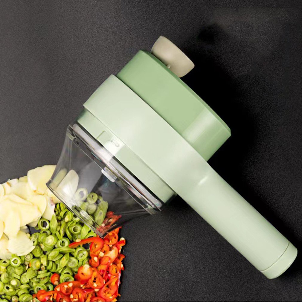 =Christmas=Garlic Meat Grinder Handheld Rechargeable Ginger Crusher Kitchen Tool