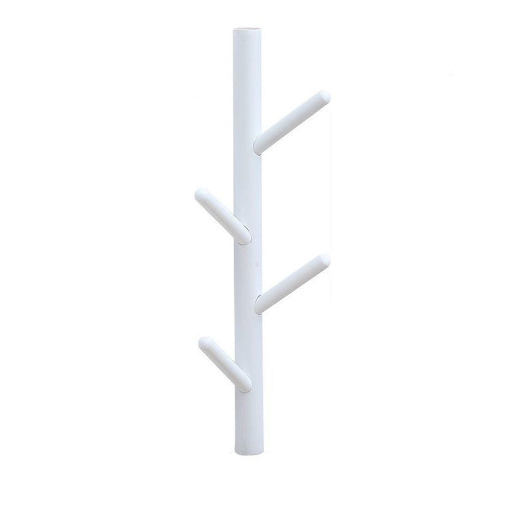 =Christmas=4 Hooks Creative Wall Coat Rack North Europe Clothes Hanger Bedroom Wall