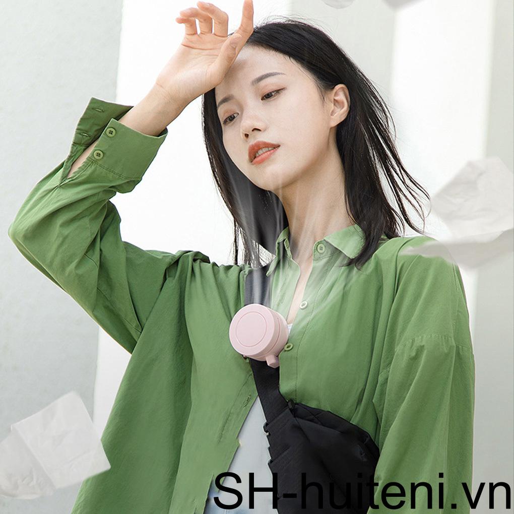 Quạt Làm Mát Mini Cầm Tay Di Động Có Thể Điều Chỉnh Và Sạc Lại Tiện Dụng Cho Gia Đình