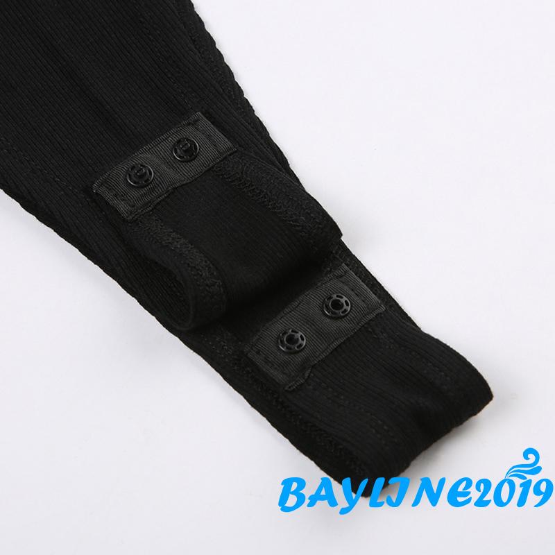 Áo Liền Quần Ôm Dáng Không Tay In Chữ Màu Đen Gợi Cảm Cho Nữ