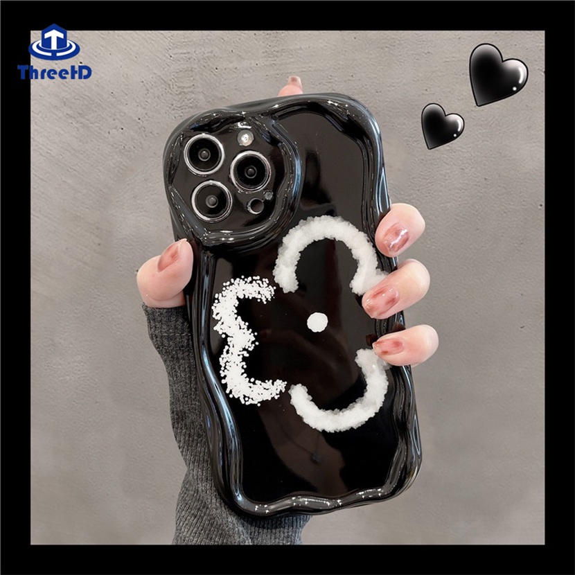 Ốp Điện Thoại Mềm Viền Cong Hình Hoa 3D Cho iPhone 14 13 12 11 Pro Max SE2020 X Xr Xs Max 8 7 6 6s Plus