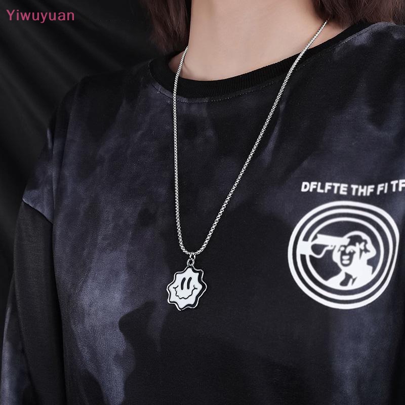 Vòng cổ Mặt Hình Mặt Cười Phong Cách Hip Hop Cho Cặp Đôi