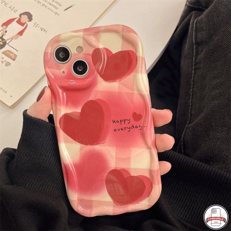 Ốp Điện Thoại Tpu Hình Trái Tim 3D Cho Oppo A57 A7 A17 A15 A74 A12E A54 A3s A15s A17K A77 A77S A5s A12 A11K A32 A31 2020