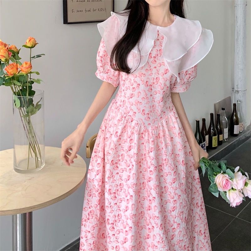 Đầm Hoa Dáng Chữ A Thiết Kế Mới Ngọt Ngào Thời Trang Mùa Hè Dành Cho Nữ