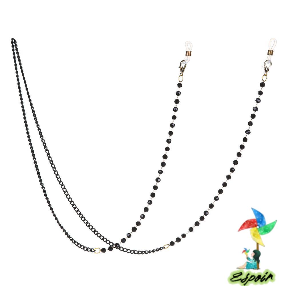 ESPO Dây Đeo Kính Kim Loại Đính Hạt Thời Trang Giá Đỡ