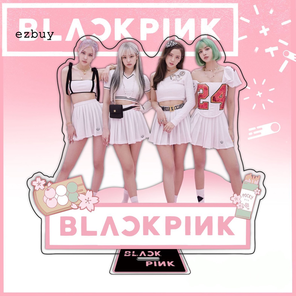 Giá Đỡ Mô Hình Nhân Vật Jennie Lisa Jisoo Rose Bằng Acrylic Trong Suốt Màu Sắc Sống Động Ổn Định Trang Trí Bàn Làm Việc