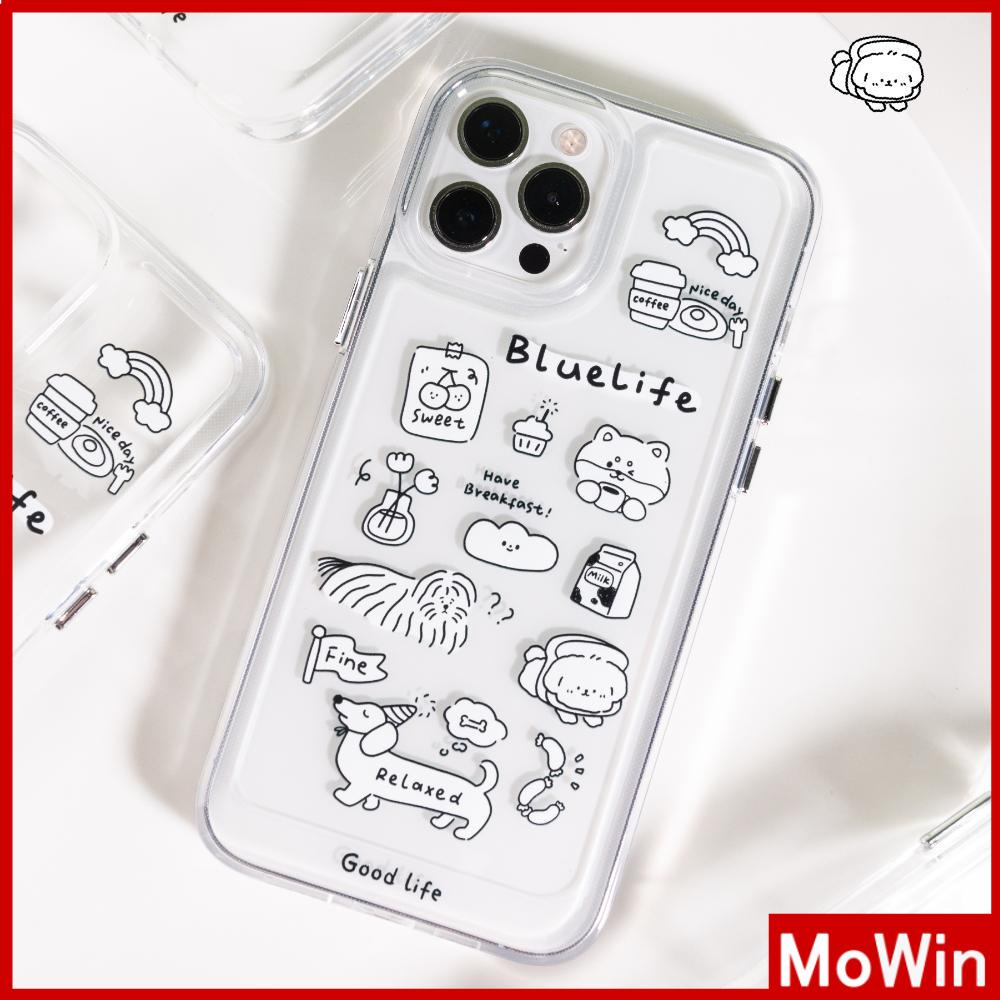 Ốp lưng iPhone 14 Pro Max Ốp Lưng iPhone Trong Suốt Lớn Xốp Mềm Màng TPU Chống Sốc Vỏ Máy Ảnh Bảo Vệ Chó Động Vật Nhỏ Dễ Thương Tương thích với iPhone 13 Pro max 12 Pro Max 11 xr xs max 7