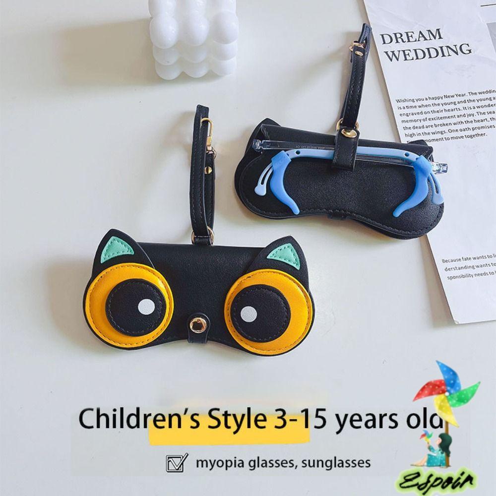 Hộp Đựng Mắt Kính Bằng Da PU Kiểu Cổ Điển Thời Trang Cho Bé