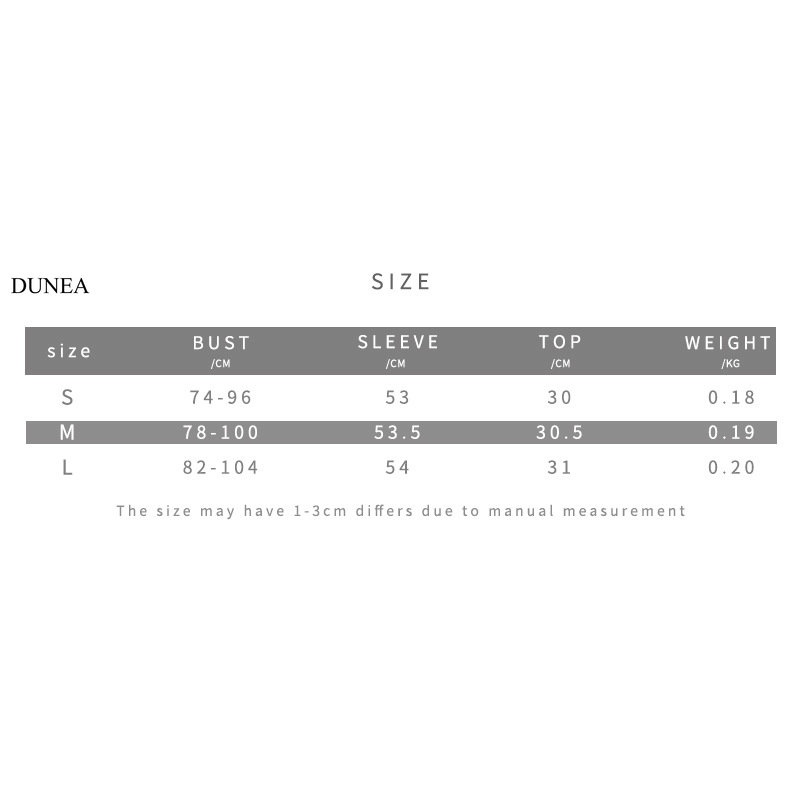 DUNEA Áo Thun Tay Dài Hở Lưng Quyến Rũ Thời Trang Cho Nữ