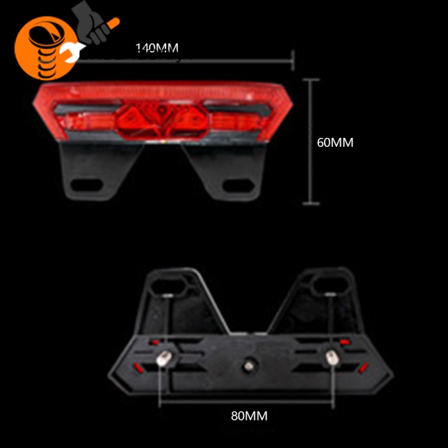 Đèn Led Tín Hiệu 12v 009 007 Chất Lượng Cao Dành Cho Xe Đạp Điện