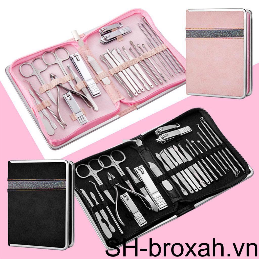 Bộ 26 Dụng Cụ Làm Móng Chuyên Nghiệp Bằng Thép Không Gỉ