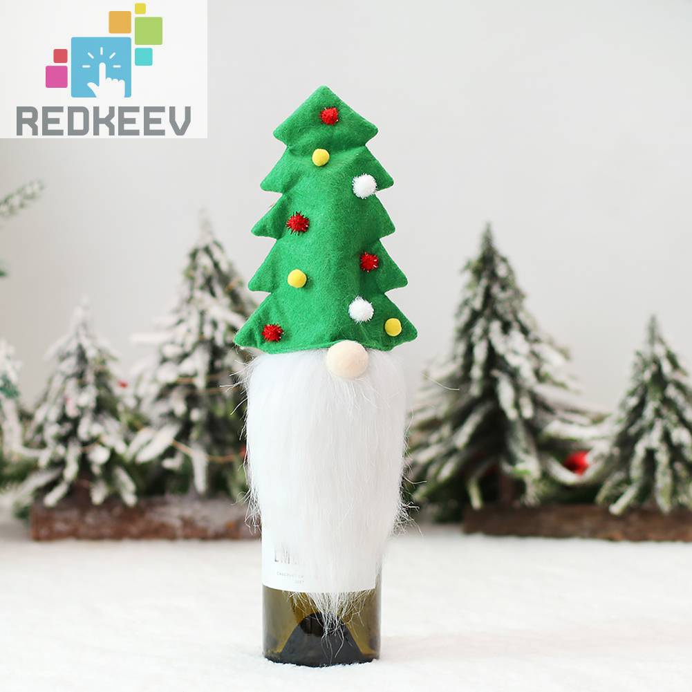 Vỏ Bọc Chai Rượu Hoạ Tiết Giáng Sinh Dễ Thương