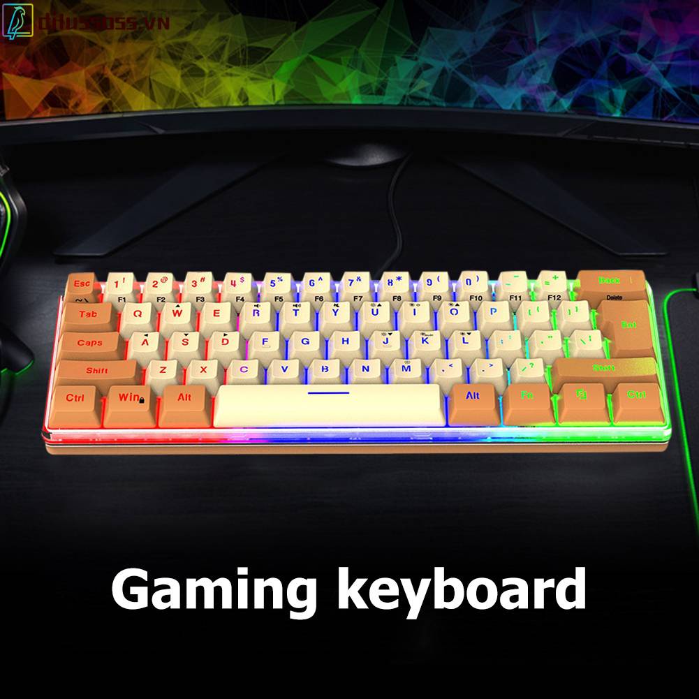 Bàn PhíM Gaming Mini Có Dây DC 5V 61 PhíM