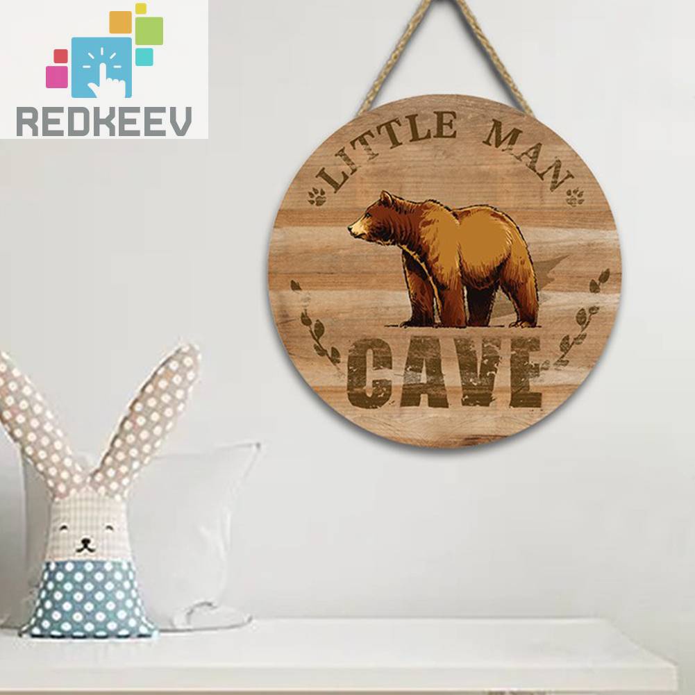 Biển Hiệu Treo Cửa Hình Gấu Trang Trí Phòng Ngủ Cho Bé