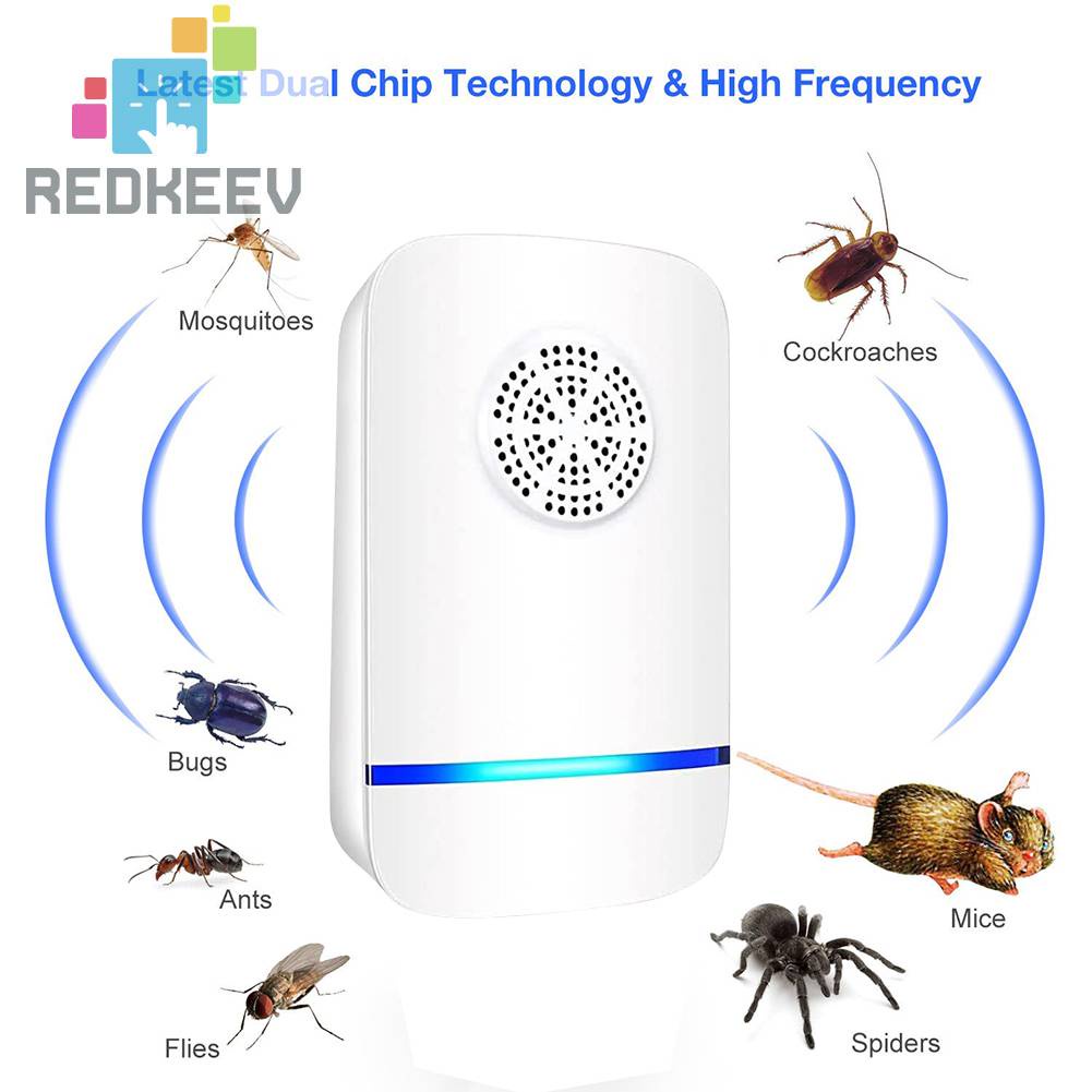Bộ 2 / 4 / 6 Thiết Bị Đuổi Chuột Bằng Sóng Siêu Âm