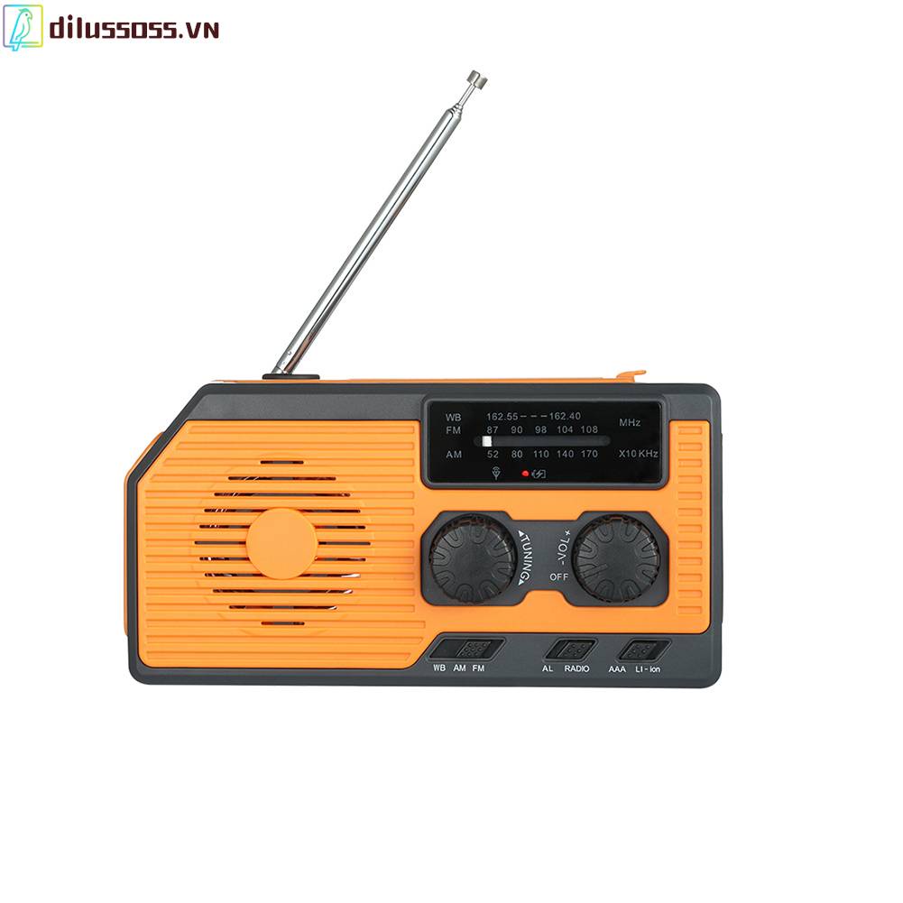 Radio Đa Năng Có Đèn LED Tích Hợp Đèn Pin Tiện Dụng Cho Hoạt Động Ngoài