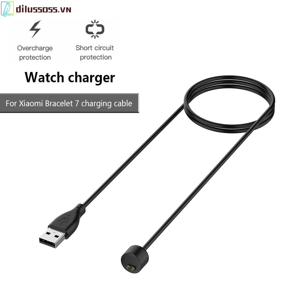 Dây Cáp Sạc USB 50cm Cho Đồng Hồ Thông Minh Xiaomi Mi Band 7