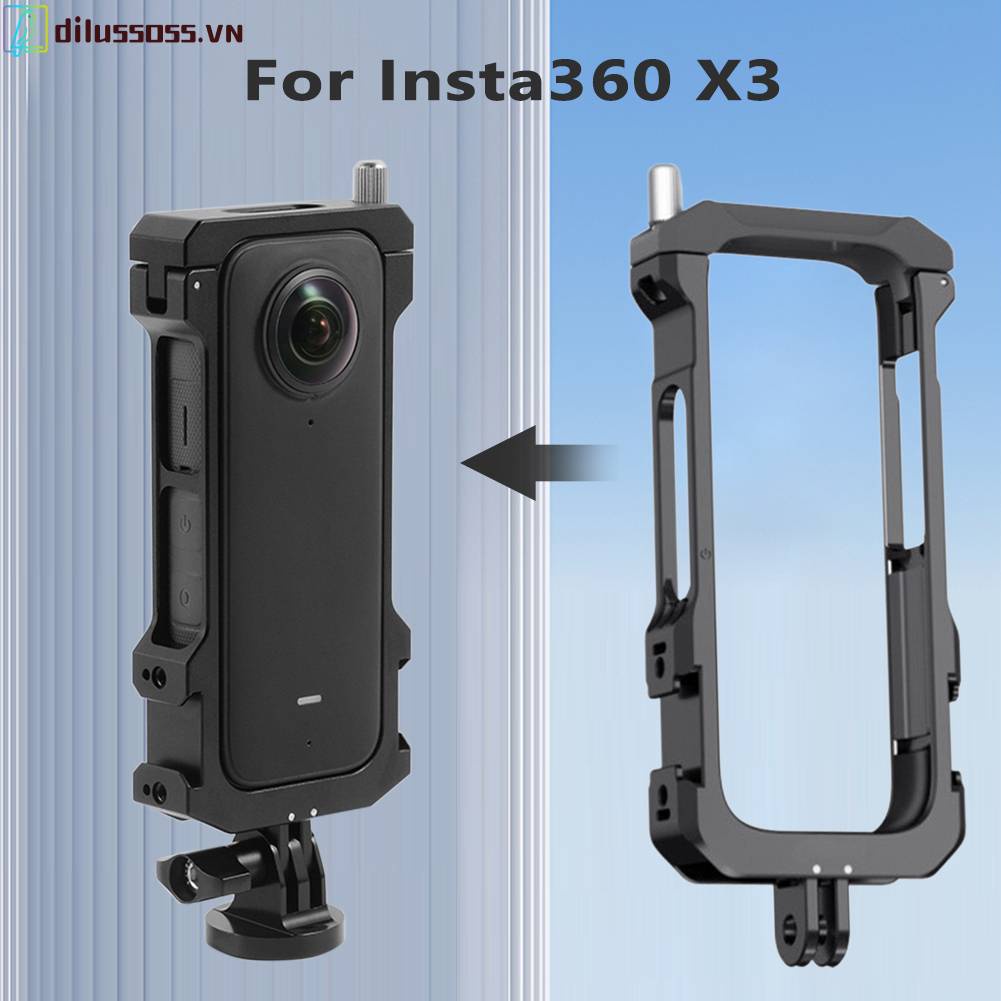 Khung Kim Loại Mở Rộng Bảo Vệ Camera Insta360 X3