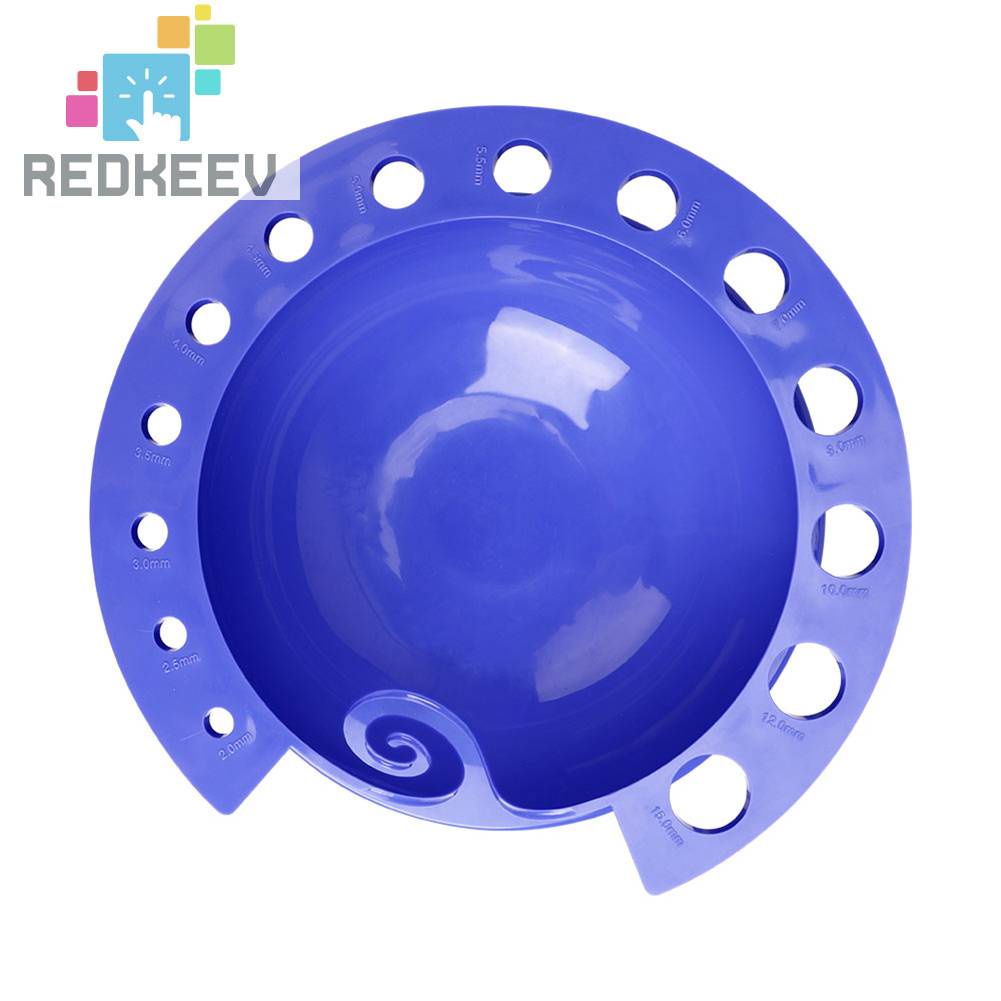 Tô Đan Len Bằng Nhựa Sức Chứa Lớn Có Lỗ Tròn DIY