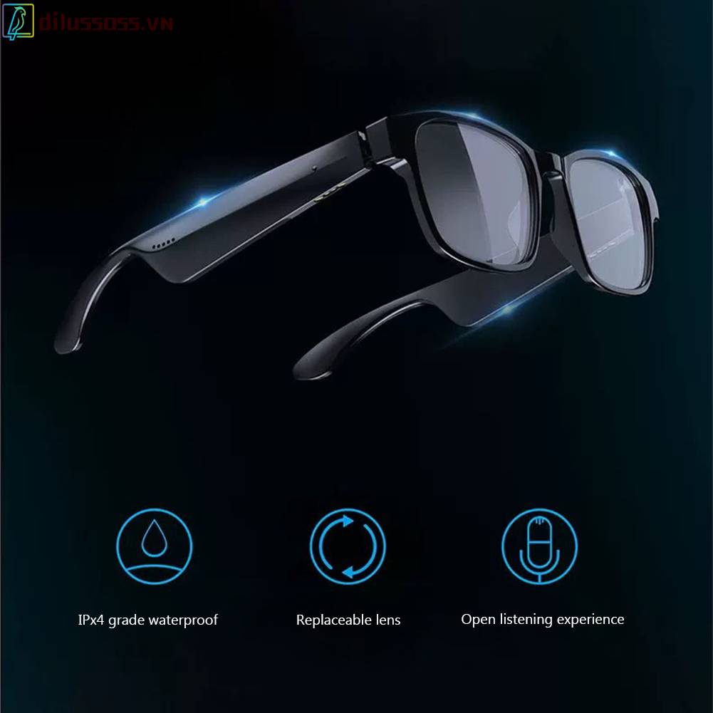 Mắt Kính Thông Minh Kết Nối Bluetooth Hỗ Trợ Nghe Gọi
